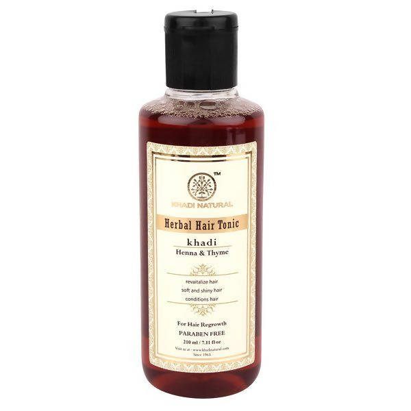 Khadi Natural Thyme & Henna Herbal Hair Tonic