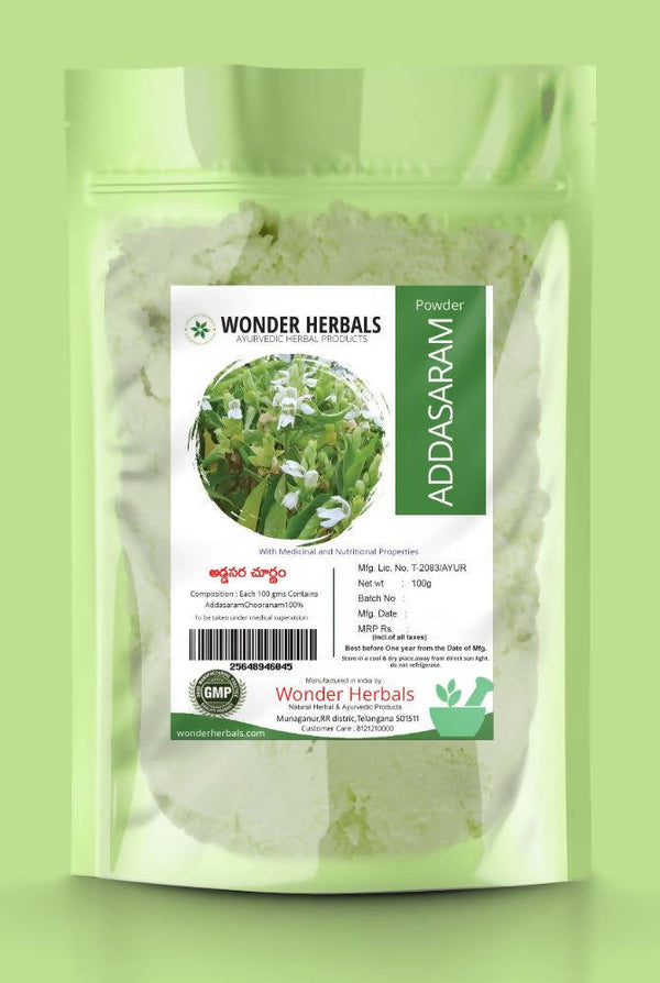 Wonder Herbals Addasaram Powder (Adhatoda,Vasaka,Malabar Nut)