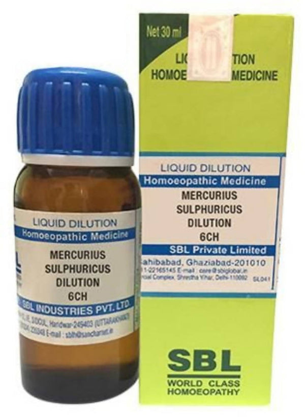 SBL Homeopathy Mercurius Sulphuricus Dilution