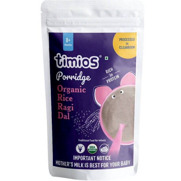 Timios Organic Rice Ragi Dal Porridge