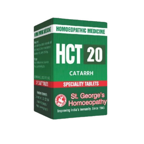 St. George's Homeopathy HCT 20 Tablets