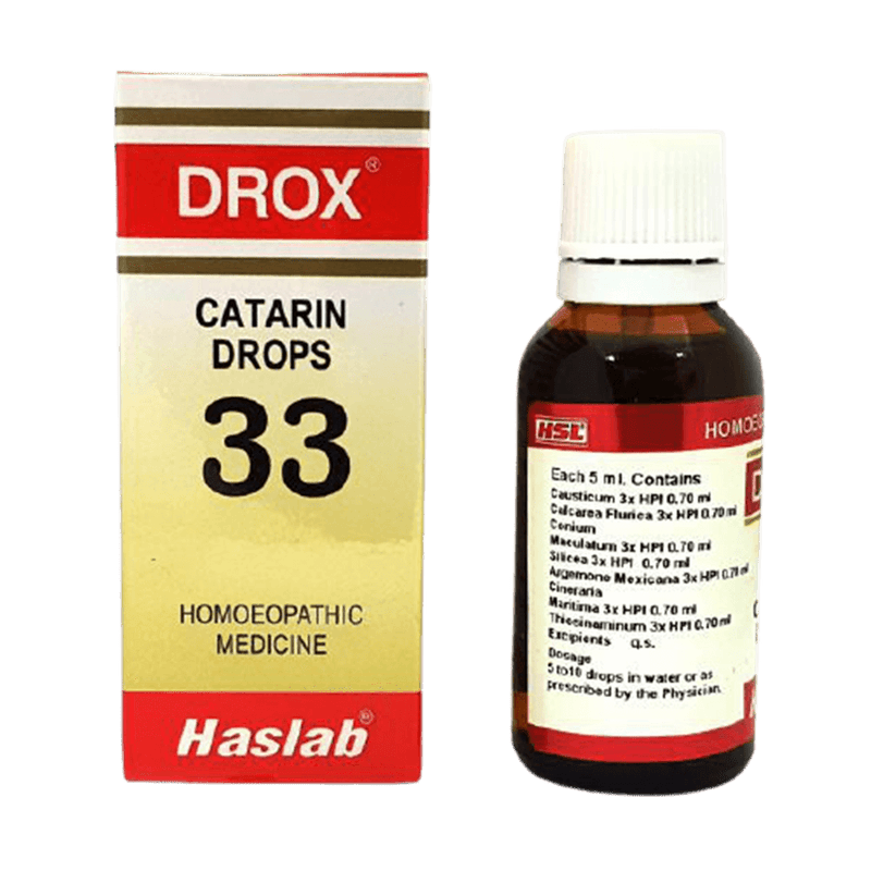 Haslab Homeopathy Drox 33 Catarin Drop