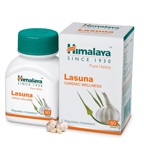 Himalaya Wellness Pure Herbs Lasuna Cardiac Wellness - 60 Tablets