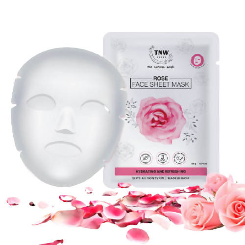 The Natural Wash Rose Face Sheet Mask