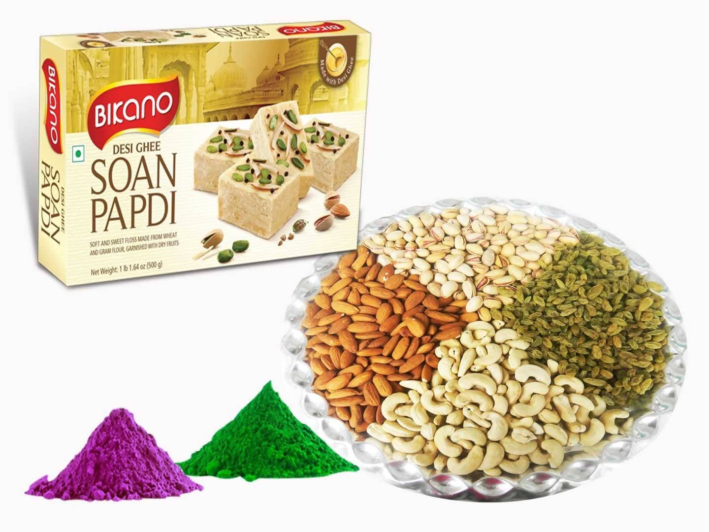 Bikanervala Dry Fruit With Soan Papdi Holi Gift