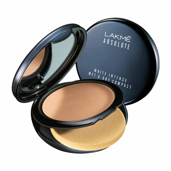 Lakme Absolute White Intense Wet and Dry Compact - Almond Honey