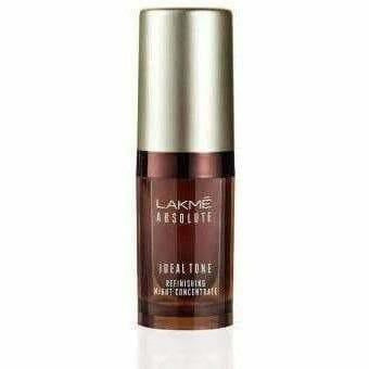 Lakme Absolute Ideal Tone Refinishing Night Concentrate, 15 ml