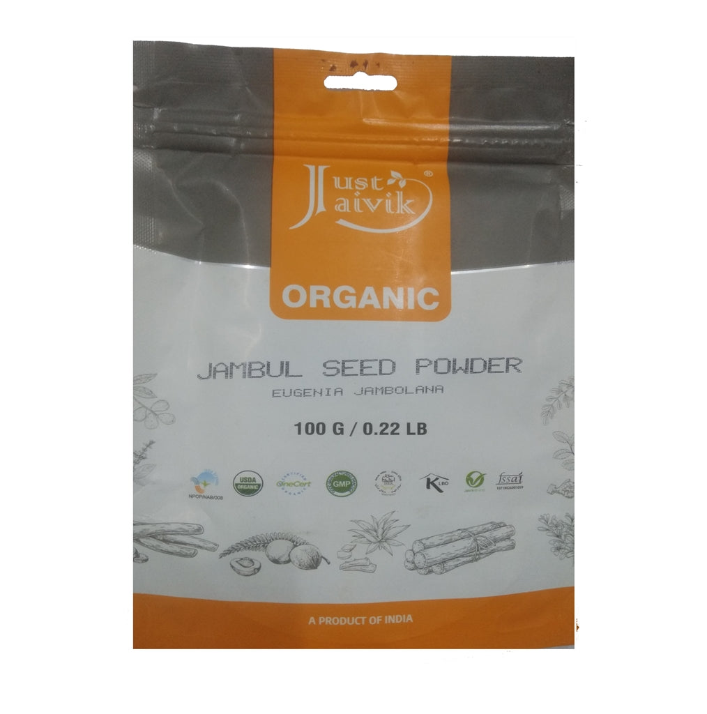 Just Jaivik Organic Jamun Seed Powder