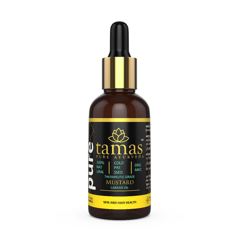 Tamas Pure Ayurveda Organic Mustard Cold-Pressed Carrier Oil