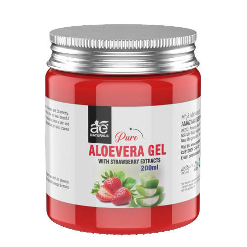 Ae Naturals Pure Aloevera Gel With Strawberry Extracts