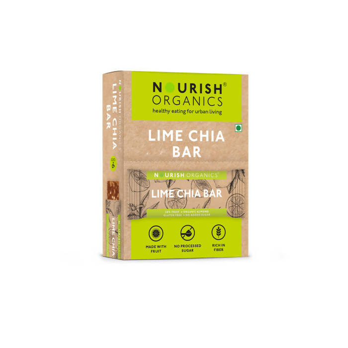 Nourish Organics Lime Chia Bar