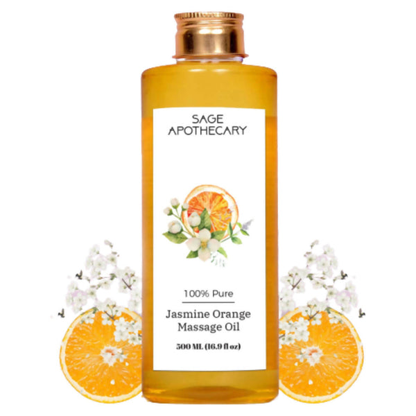 Sage Apothecary Jasmine Orange Massage Oil