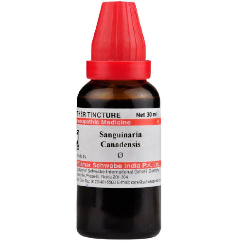 Dr. Willmar Schwabe India Sanguinaria Canadensis Mother Tincture Q