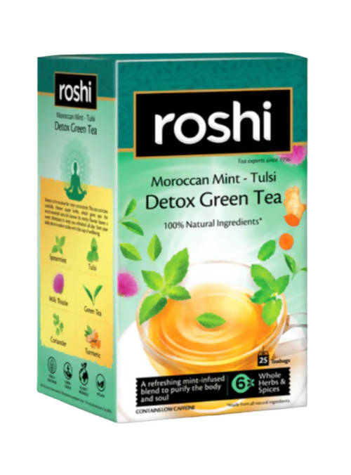 Roshi Moroccan Mint-Tulsi Detox Green Tea