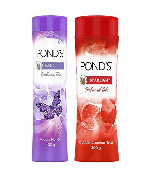 Ponds Magic Freshness Talcum Powder And Pond's Starlight Talcum Powder