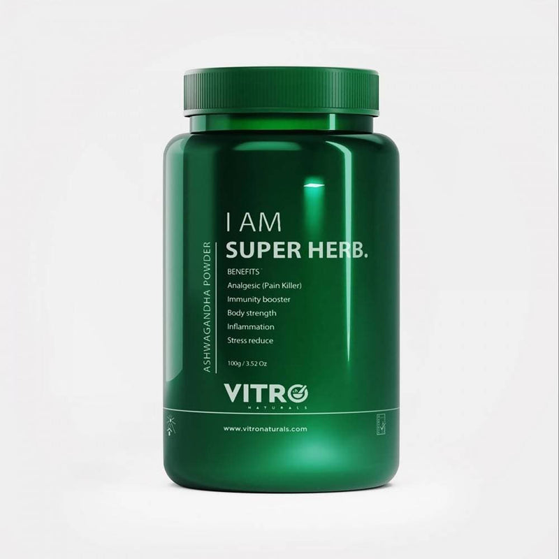 Vitro Naturals I Am Super Herb Ashwagandha Powder