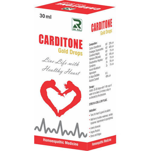 Dr. Raj Homeopathy Carditone Gold Drops