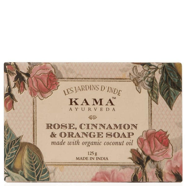 Kama Ayurveda Rose, Cinnamon & Orange soap 125gm