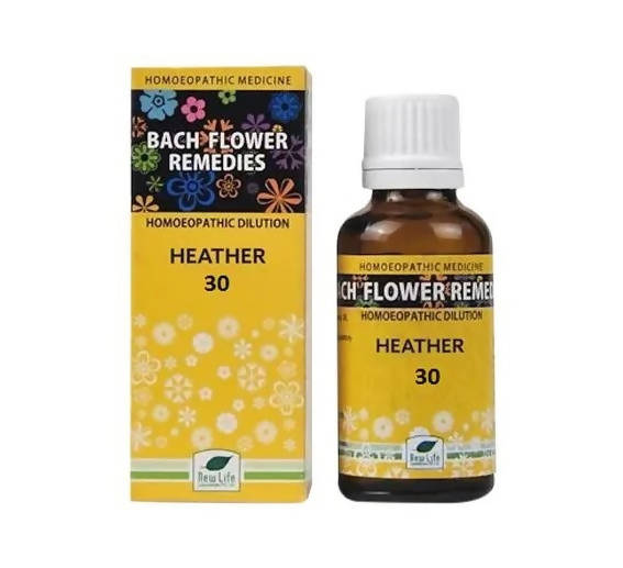 New Life Homeopathy Bach Flower Remedies Heather 30 Dilution