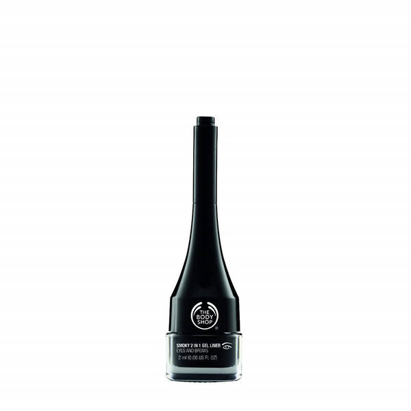 The Body Shop Smoky 2 In 1 Gel Liner Eyes & Brows - Black