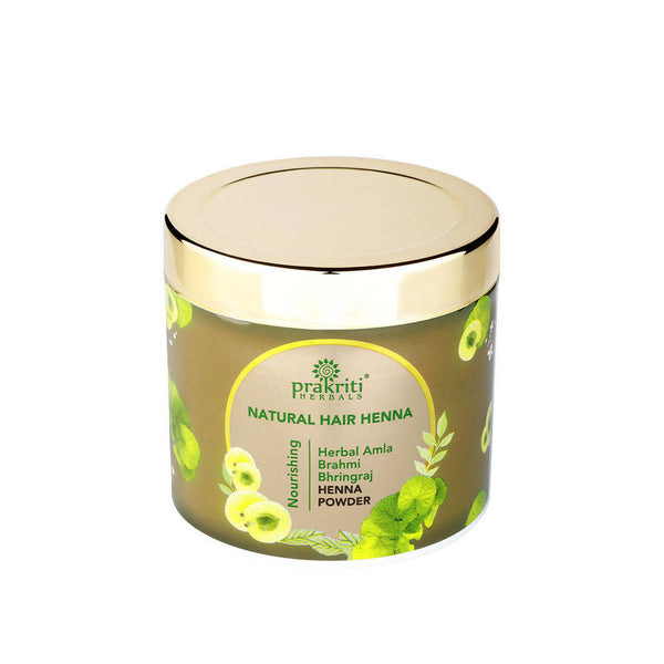 Prakriti Herbals Natural Hair Henna Herbal Amla Brahmi Bhringraj Henna Powder