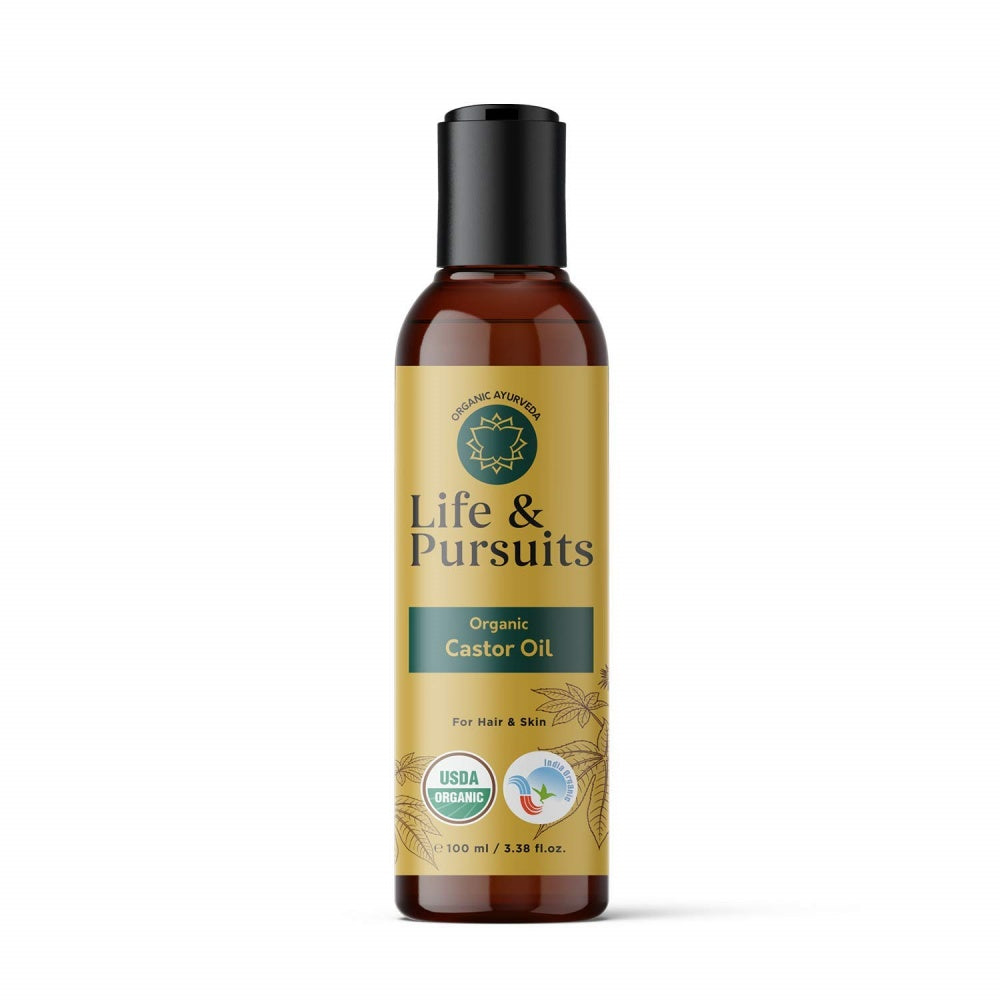 Life and Pursuits Organic Cold Pressed Castor Oil For Hair Growth & Skin