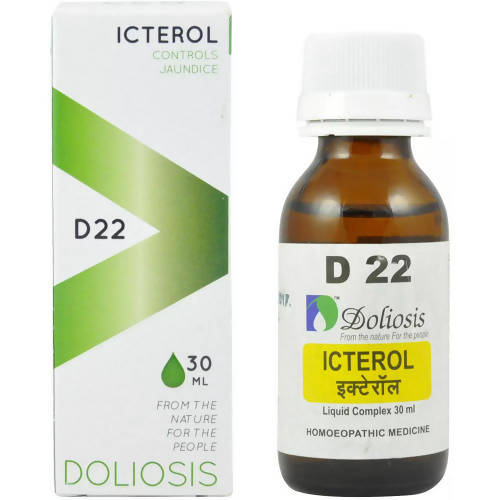 Doliosis Homeopathy D22 Icterol Drops