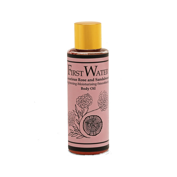 First Water Luxurious Rose And Sandalwood Body Oil