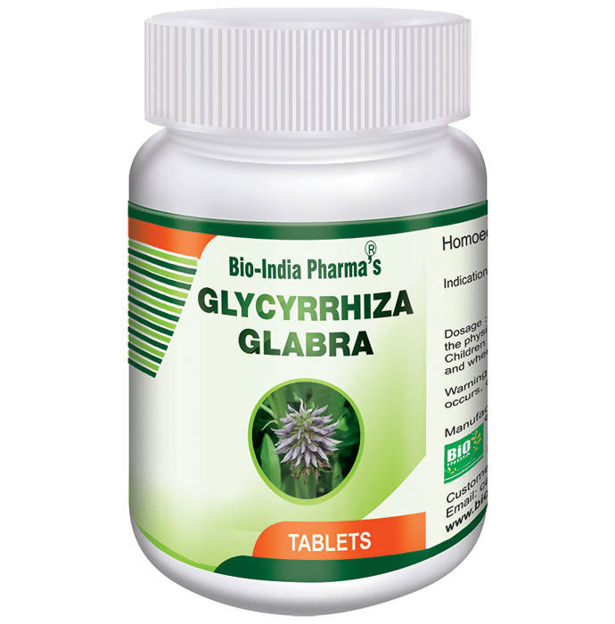 Bio India Homeopathy Glycyrrhiza Glabr Tablets