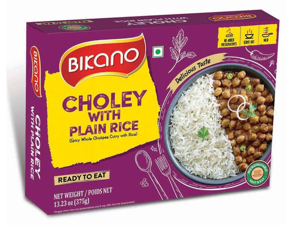 Bikano Choley with Plain Rice