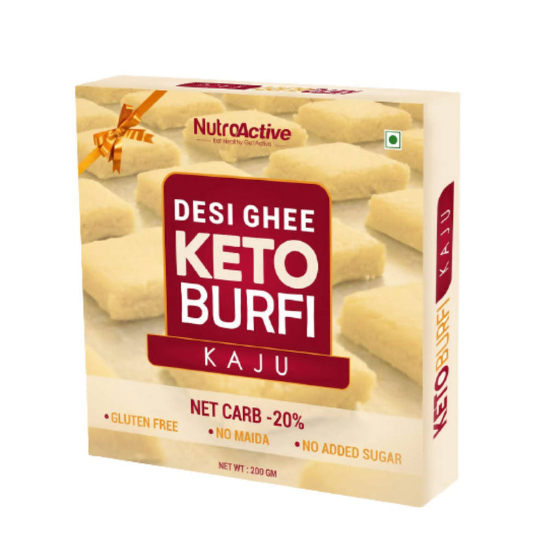 NutroActive Desi Ghee Keto Kaju Barfi