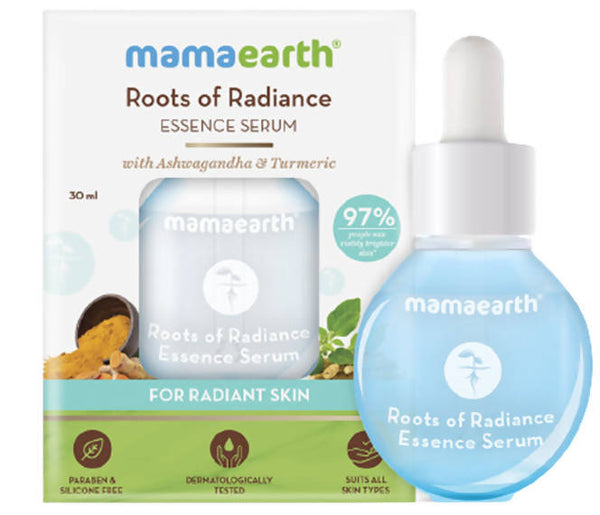 Mamaearth Roots of Radiance Essence Serum For Radiant Skin
