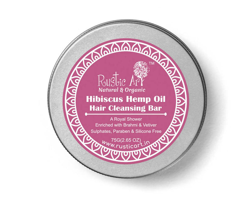 Rustic Art Hibiscus Hemp Oil Hair Cleansing Bar