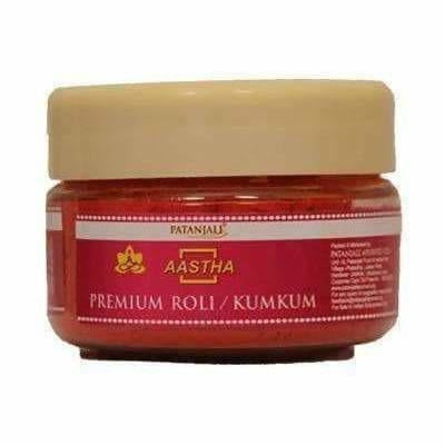 Patanjali Aastha Premium Roli / Kumkum (25 gm)