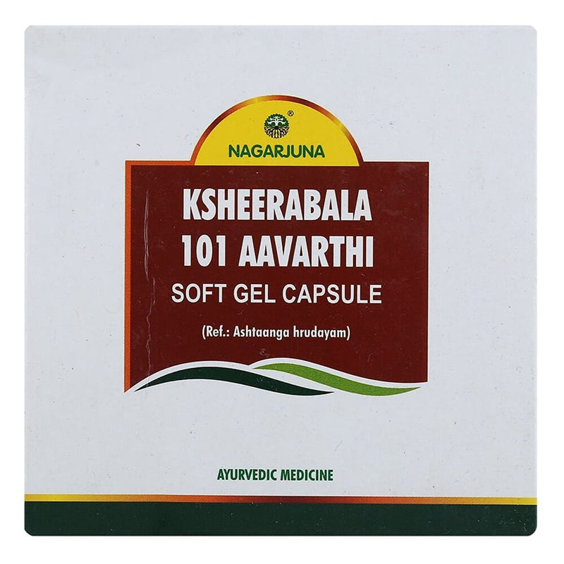 Nagarjuna Ayurveda Ksheerabala 101 Aavarthi Capsule