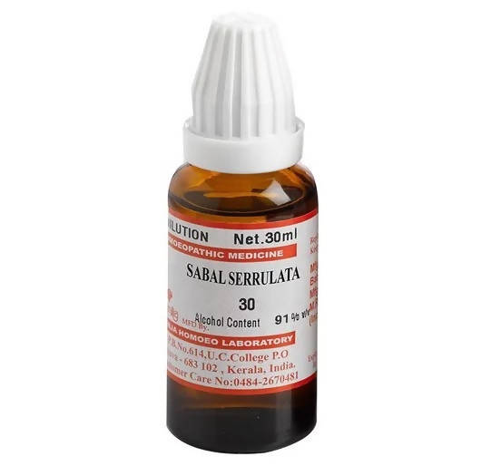 Similia Homeopathy Sabal Serrulata Dilution