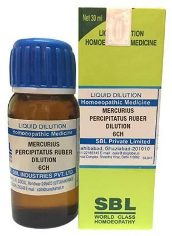 SBL Homeopathy Mercurius Percipitatus Ruber Dilution