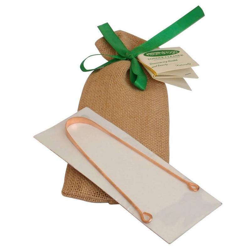 Health and Yoga Copper Tongue Cleaner - Exquisitely Gift Wrapped