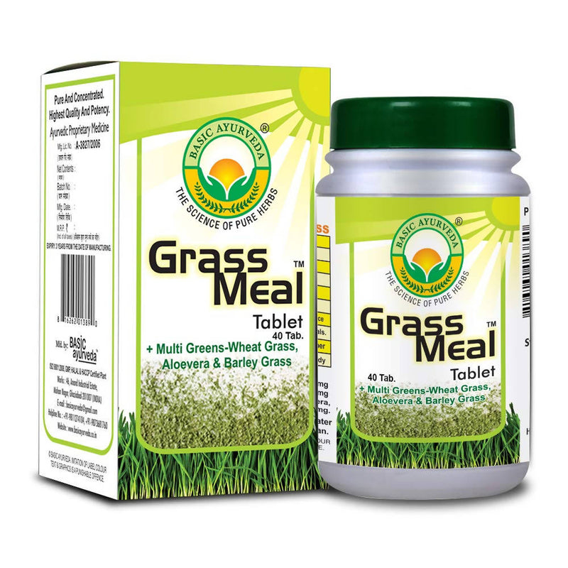 Basic Ayurveda Grass Meal Tablets