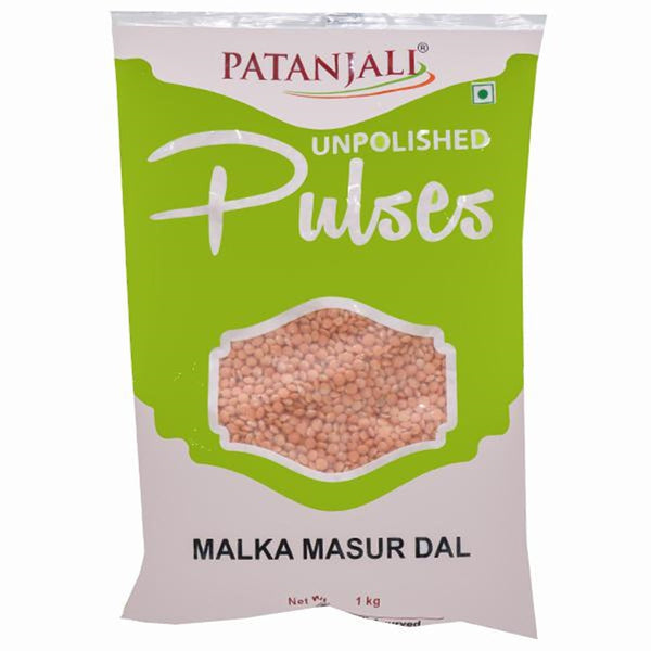 Patanjali Unpolished Malka Masur Dal (1 kg)