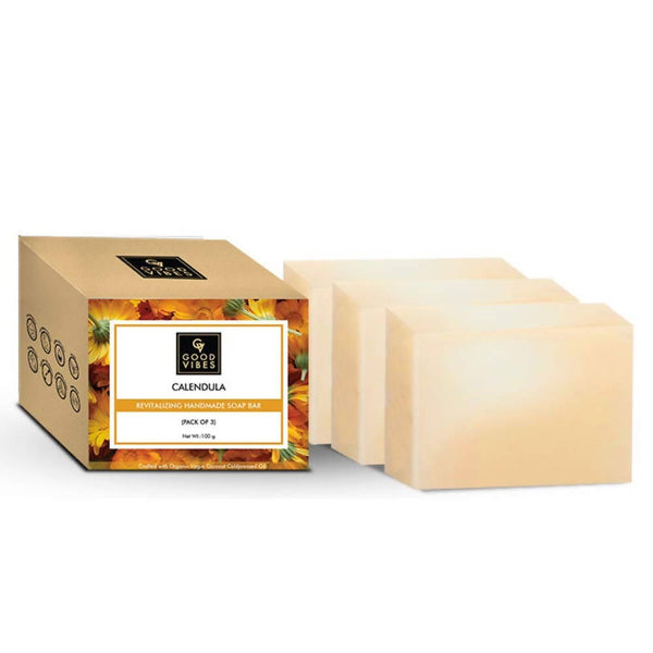 Good Vibes Calendula Revitalizing Handmade Soap Bar