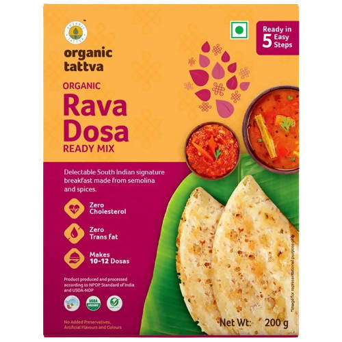 Organic Tattva Rava Dosa Ready Mix