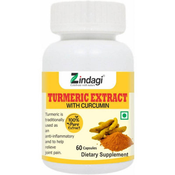 Zindagi Turmeric Extract With Curcumin Capsules