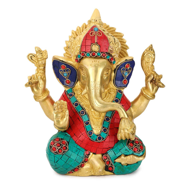 Devlok Colorful Ganpati ji Idol