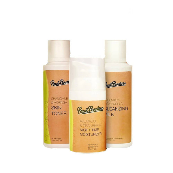 Paul Penders ﻿Botanical The Night Time Rejuvenation Set (Dry Skin Regime)