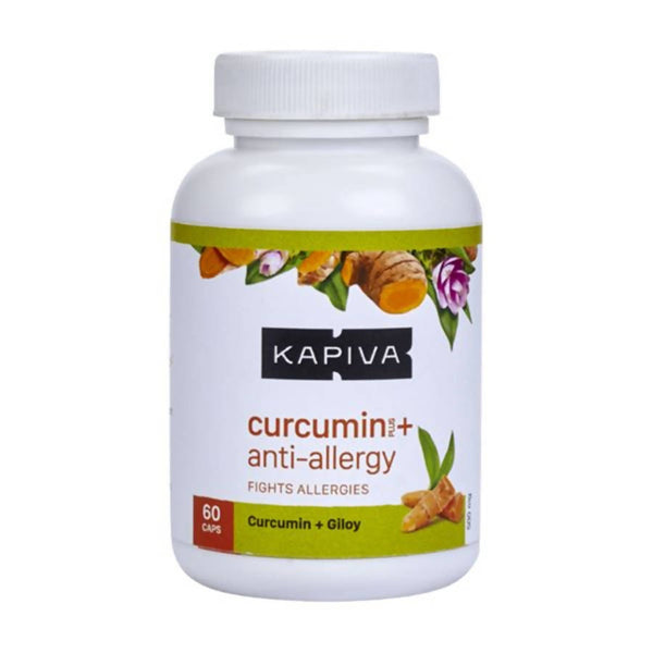 Kapiva Ayurveda Curcumin Plus Anti-Allergy Capsules