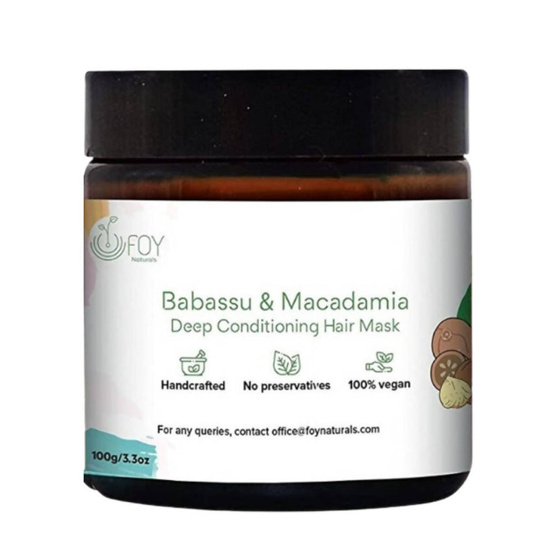 FOY Naturals Babassu and Macadamia Deep Conditioning Hair Mask