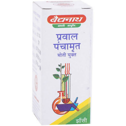 Baidyanath Prawal Panchamrit Tablets (Moti Yukta)