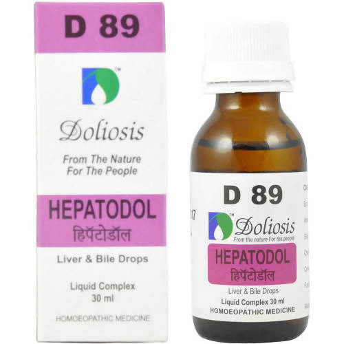 Doliosis Homeopathy D89 Hepatodol Drops