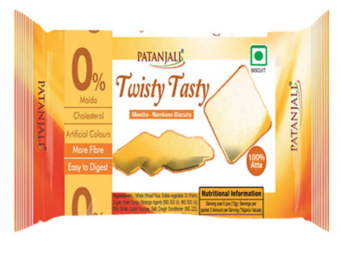 Patanjali Twisty Tasty Biscuits